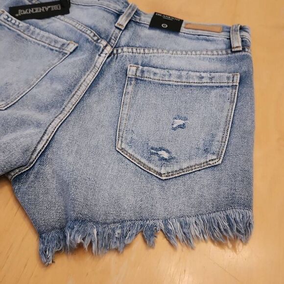 Blanknyc distressed Frayed denim buttonfly jean denim women's 26 - Picture 5 of 8
